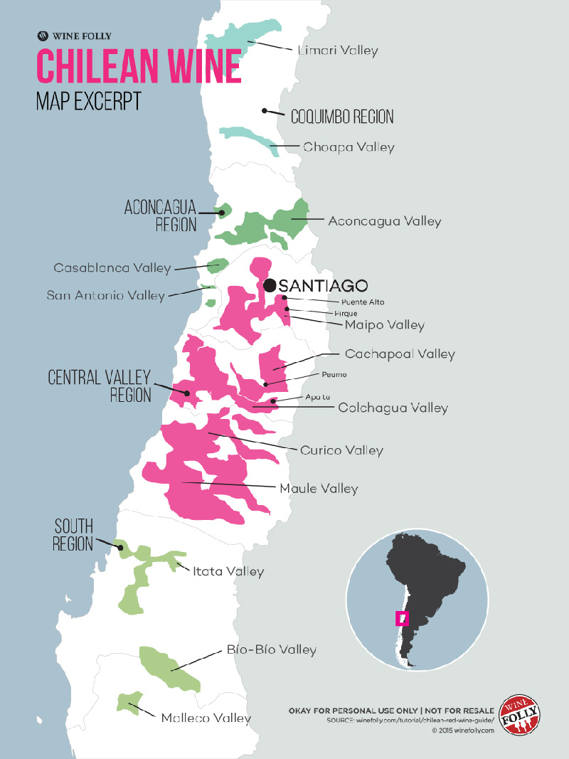 Vùng Rượu Vang Nam Chile1