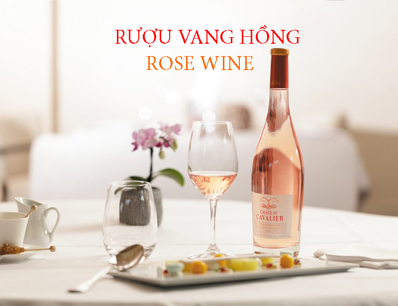 Rượu Vang Hồng Rose Wine
