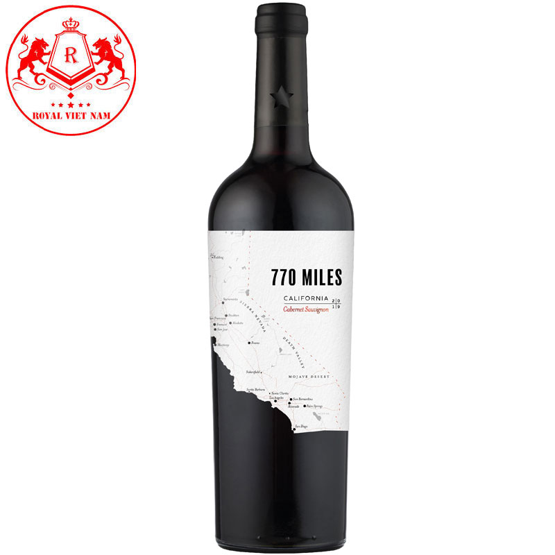 Rượu Vang đỏ Mỹ 770 Miles Cabernet Sauvignon California