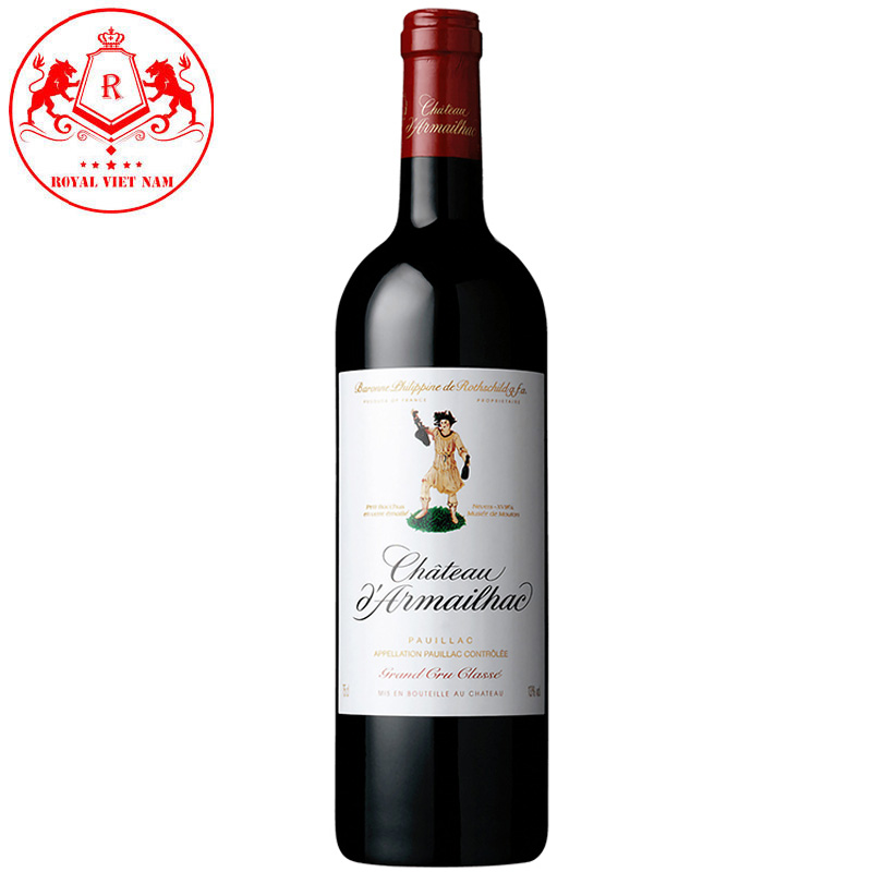 Rượu vang đỏ Pháp Chateau d'Armailhac Pauillac ngon giá rẻ nhất