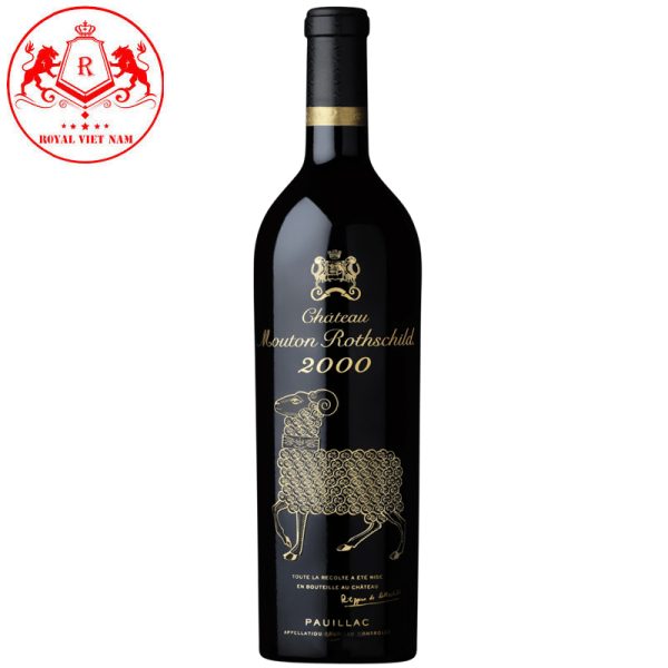 Rượu vang đỏ Pháp Chateau Mouton Rothschild Pauillac 2000 ngon giá rẻ nhất
