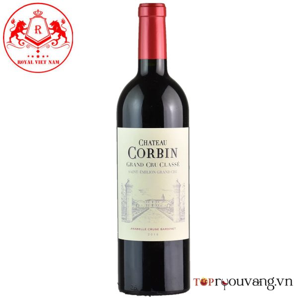 Rượu vang Pháp Chateau Corbin Grand Cru Classe ngon giá rẻ nhất