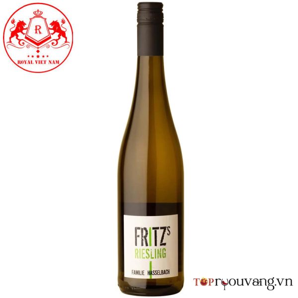 rượu vang trắng Đức Fritz's Riesling Rheinhessen ngon giá rẻ nhất