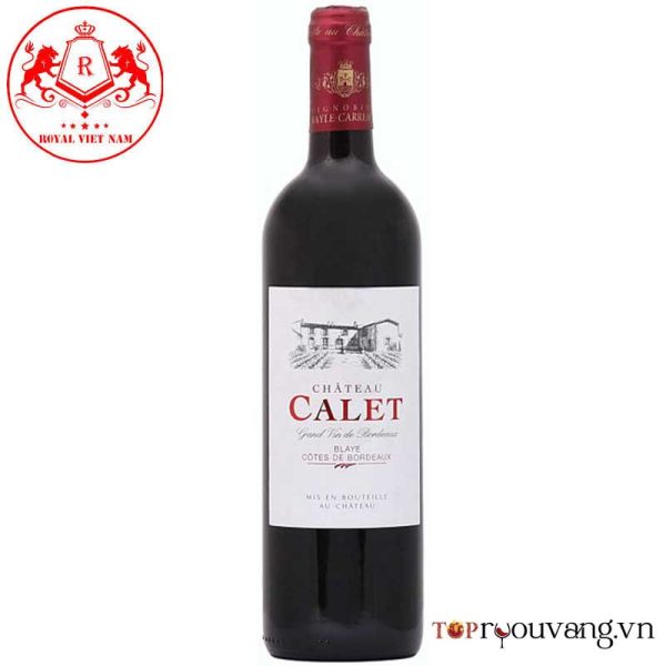 Rượu vang đỏ Pháp Chateau Calet Bordeaux ngon giá rẻ nhất