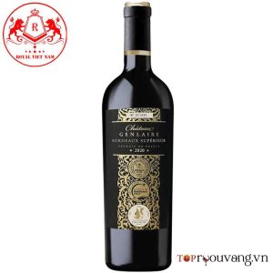 rượu vang đỏ Pháp Chateau Genlaire Bordeaux Superieur ngon giá rẻ nhất