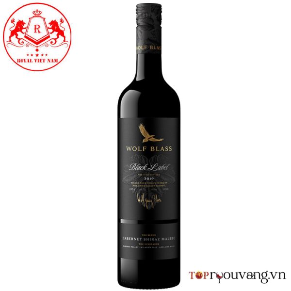 Rượu Vang Úc Wolf Blass Black Label Cabernet Shiraz ngon giá rẻ nhất