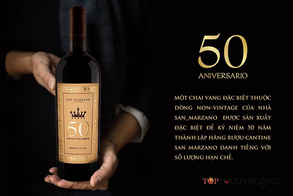 Rượu Vang Ý 50 Anniversario San Marzano Cantine