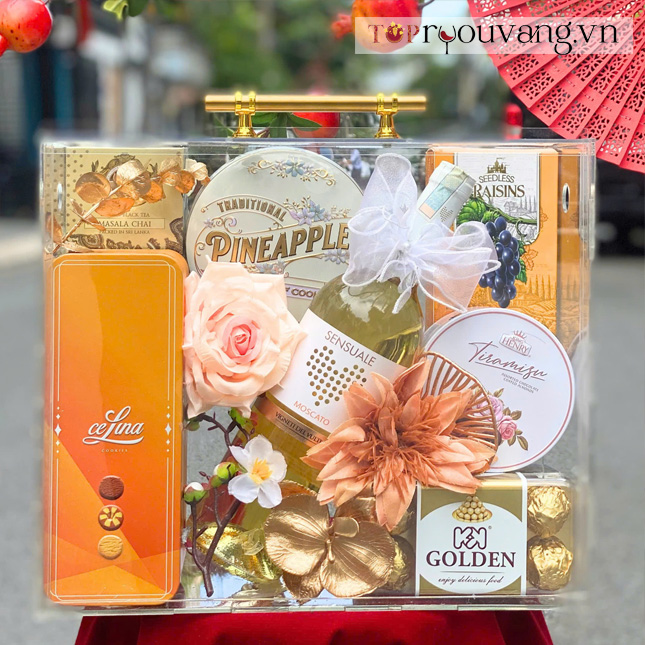 Giỏ Quà Rượu Vang