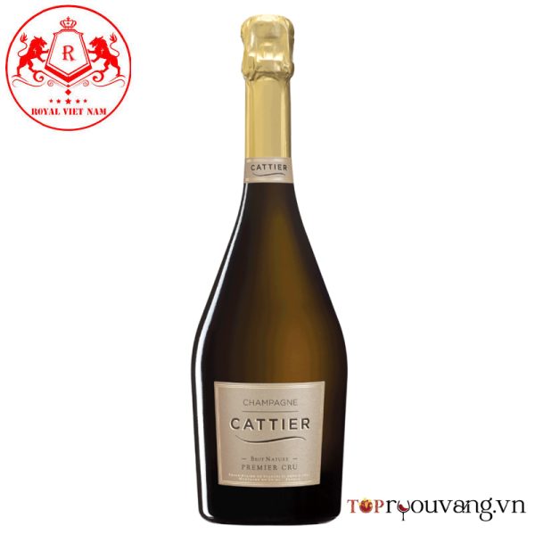 Rượu Champagne cattier Brut Nature Premier Cru