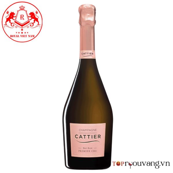 Rượu Champagne Cattier Brut Rose