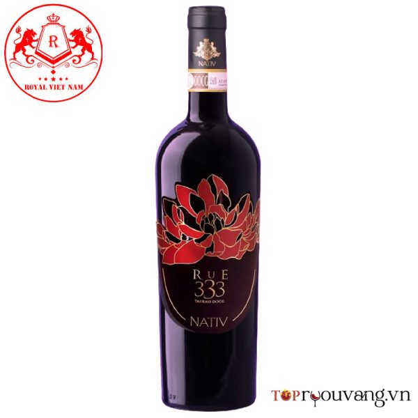 Rượu Vang đỏ Rue 333 Nativ Taurasi