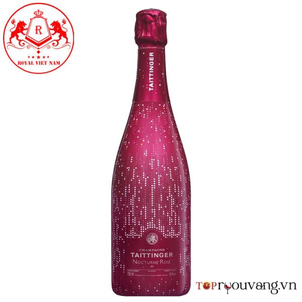 Rượu Champagne Taittinger Nocturne Rose City Lights