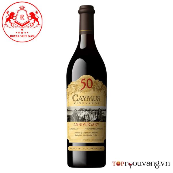 Rượu vang đỏ Caymus Vineyards Anniversary