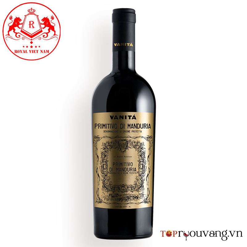 Rượu Vang đỏ Vanita Primitivo Di Manduria Rượu Vang đỏ Vanita Primitivo Di Manduria