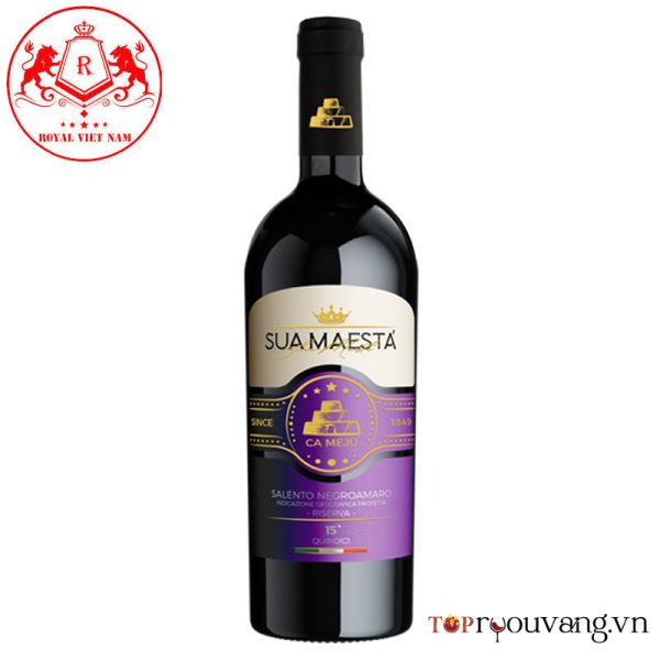 Rượu Vang Ý Sua Maesta Salento Negroamaro
