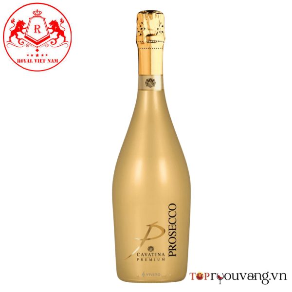 Rượu Sparkling P Prosecco Cavatina Premium