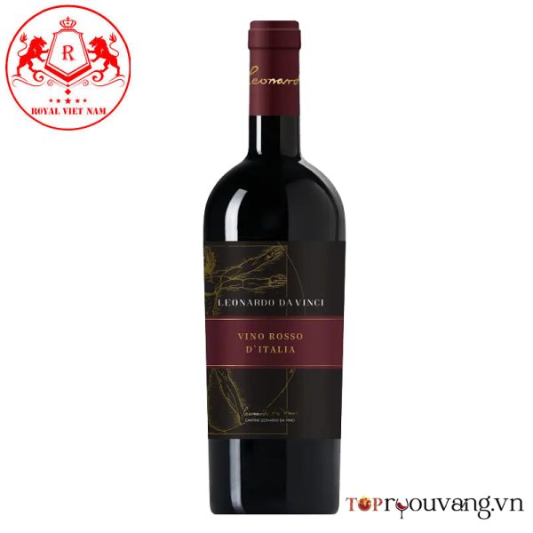 Rượu Vang đỏ Leonardo Da Vinci Vino Rosso D'italia