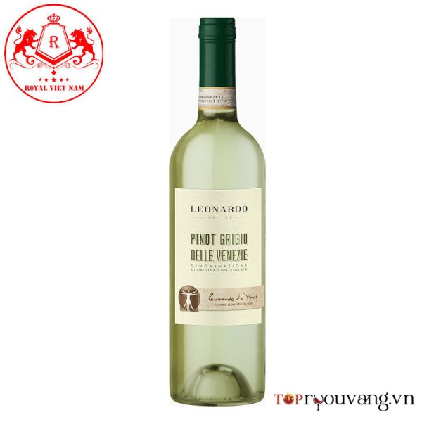 Rượu Vang Trắng Leonardo Da Vinci Pinot Grigio Delle Venezie