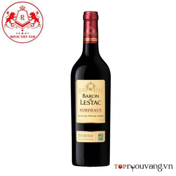 Rượu Vang Pháp Baron De Lestac Bordeaux