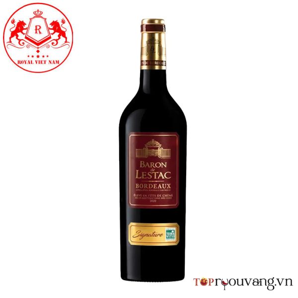 Rượu Vang Pháp Baron De Lestac Bordeaux Signature