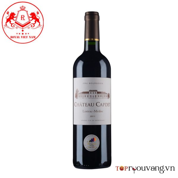 rượu vang Pháp Chateau Capdet