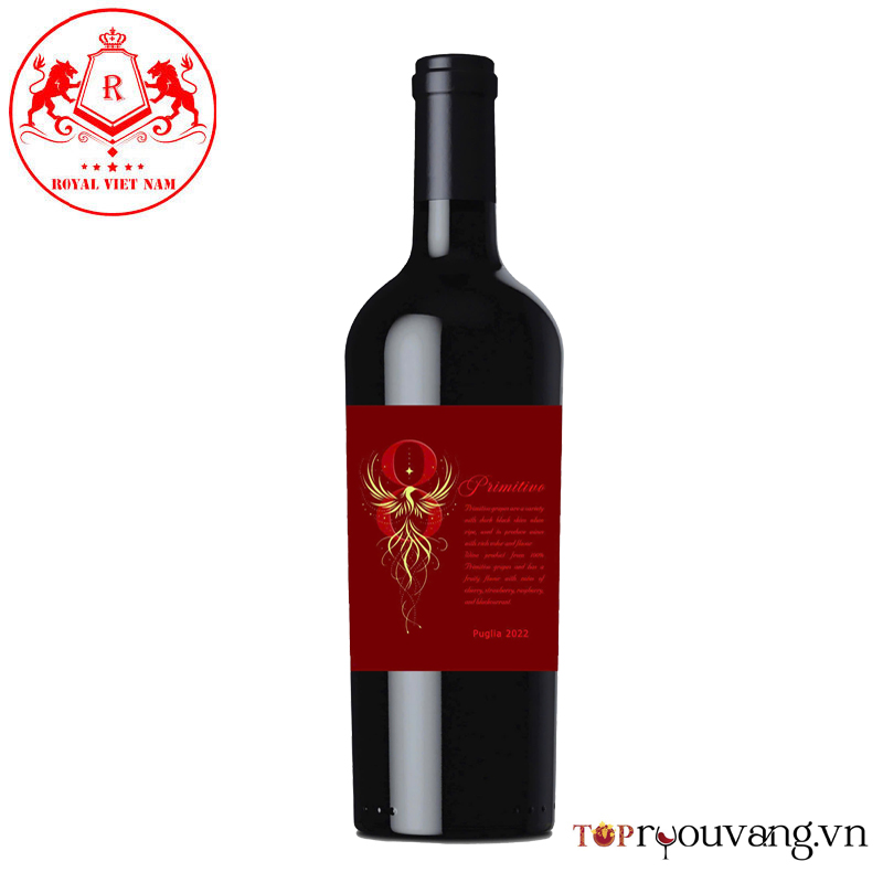 rượu vang Ý số 8 Primitivo Puglia rượu vang Ý số 8 Primitivo Puglia